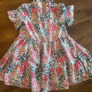 Floral Kids Dress in Multicolor
